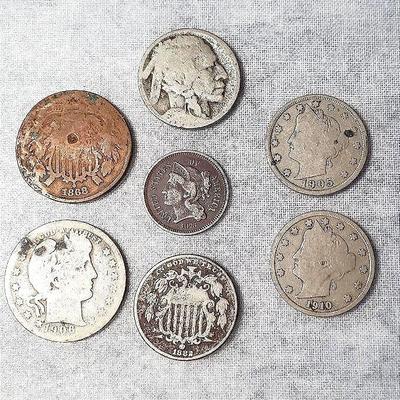 Mb055 antique american coins