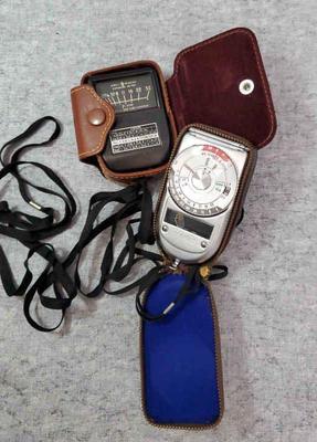 Mb022 weston and sekonic hand held photographers light meters