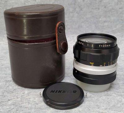 Mb004 nikkor 1 2 f 35mm nikon mount lens