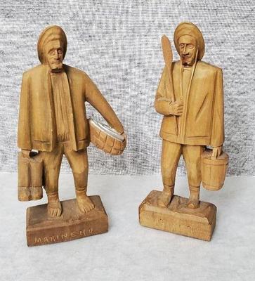 Mb130 marinero carved wood figures