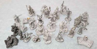 Mb011 grenadier and ral partha unpainted dungeons dragons figures