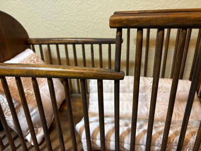Vintage doll baby buggy