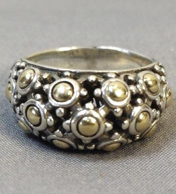 John hardy 18k sterling dot pattern rimg
