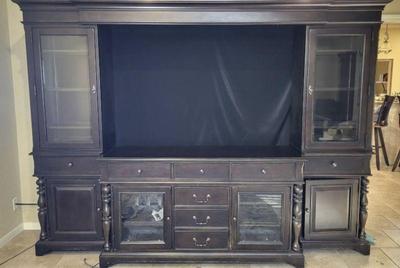 Large entertainment console by paula dean