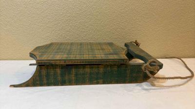Small wooden sled