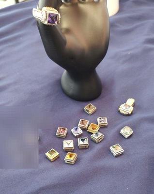 Goldman kolber ring pendent set +