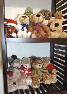 Plush christmas animals