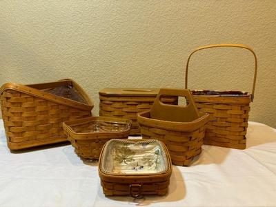 Longaberger organizer baskets
