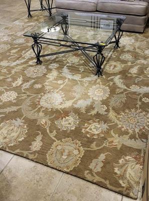 Large wool area rug