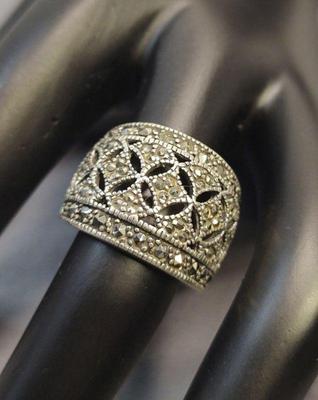 Sterling pave style ring