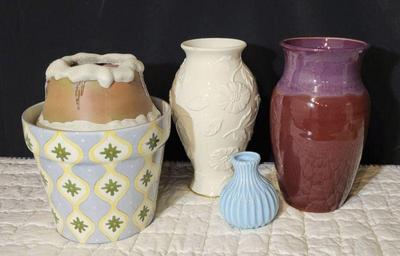 Lenox ceramic vase plus more