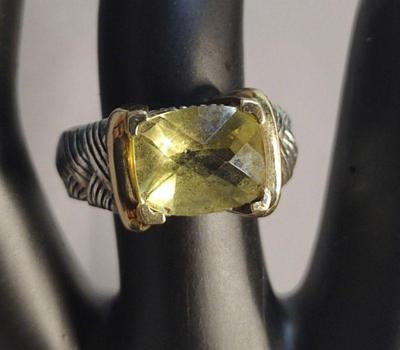 Andrea candela cji ring sterling & 14k