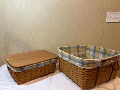 Longaberger laundry storage baskets