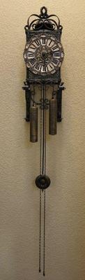 Antique dial skeleton wall clock
