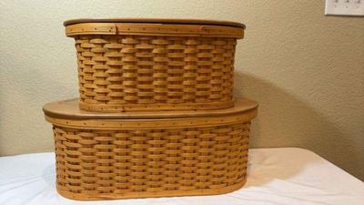 Signed 2002 longaberger storage basket