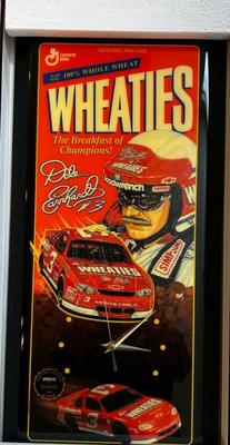 Dale Earnhardt Wheaties JEBCO Numbered Clock in box