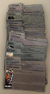 GI Joe File Cards