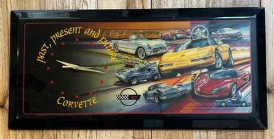 Corvette Past and Present JEBCO Clock