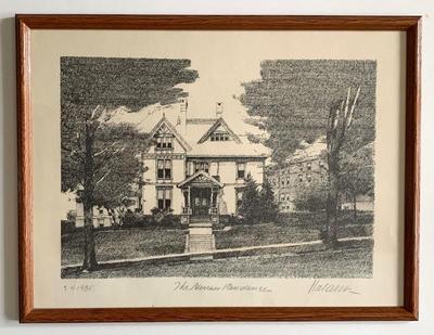 Ken Larson New Britain print “ The Nurses Residdnce”