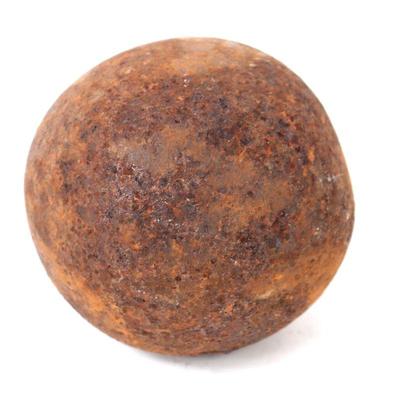 Lot 55 civil war era cannon ball