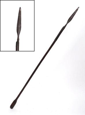 Lot 41 african throwing spear early 1900s