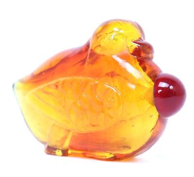 Lot 270 chinese baby chick shaped snuff bottle