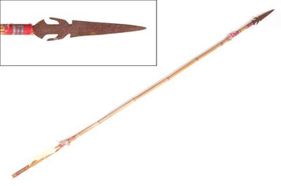 Lot 35 rattan philippines ceremonial spear