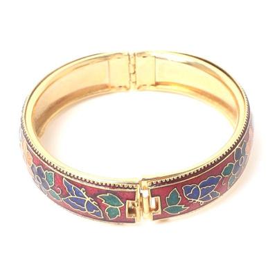 Sale Photo Thumbnail #119: Lot 123 chinese cloisonne enamel bangle