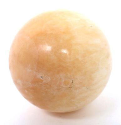 Lot 201 cream and caramel calcite sphere