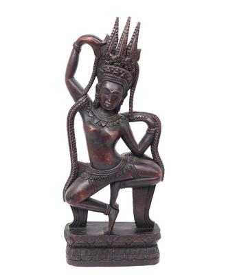 Lot 247 vintage thai wooden dancer carving