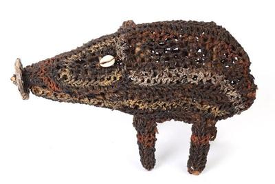 Lot 457 png late 19th century fiber swine piglet