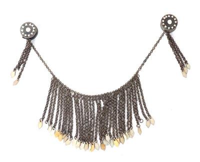 Lot 125 fringe collar necklace