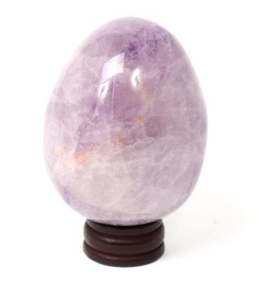 Lot 203 lovely egg shaped amethyst mineral specimen