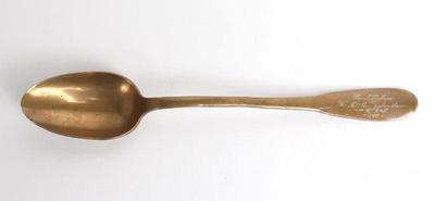 Lot 189 commemorative vintage rochambeau stuffing spoon