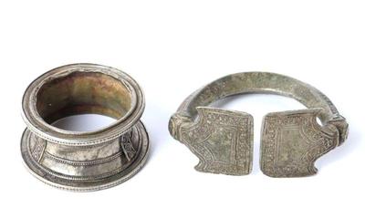 Lot 94 two silver bracelets
