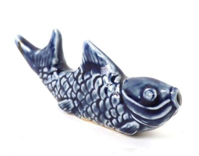 Lot 384 adorable blue chinese fish water dropper