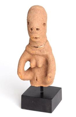 Lot 496 african sokoto terracotta female figure 500 bce 200 ce