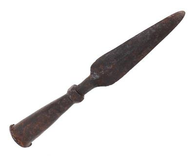 Lot 20 chinese spear head qing dynasty
