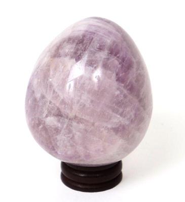 Lot 204 fine polished amethyst mineral specimen egg shaped