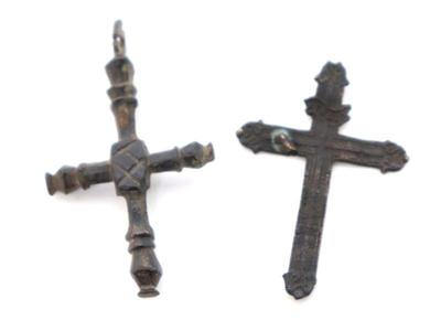 Lot 196 ancient bronze byzantine cross crucifix