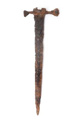 Lot 12 excavated dagger w ring guard 1600s