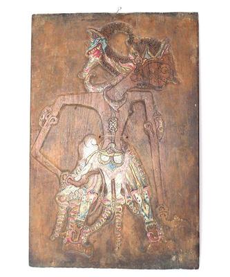 Lot 46 indonesian wood kris display board