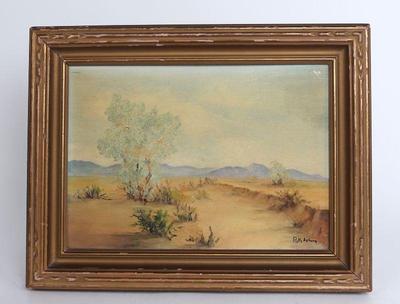 Lot 174 unknown artist ruth asbury' dessert landscape