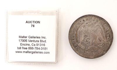 Lot 184 rare 1915 dos pesos' gold & silver coin