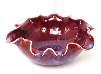 Sale Photo Thumbnail #405: Lot 411 lovely drip glazed chinese bowl