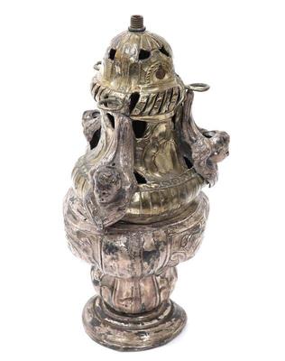 Lot 195 catholic hanging incense censer 18th 19th c.