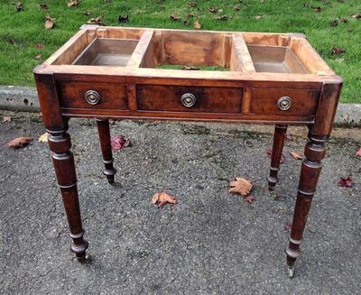 as is project.  No top, one broken leg.  ca 1870s