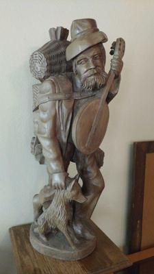 Large wooden sculpture
