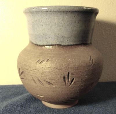 Studio pottery signed
