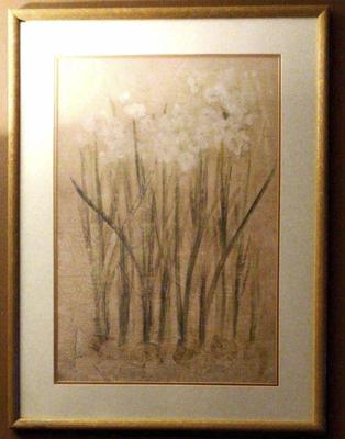 Pair of framed art decore